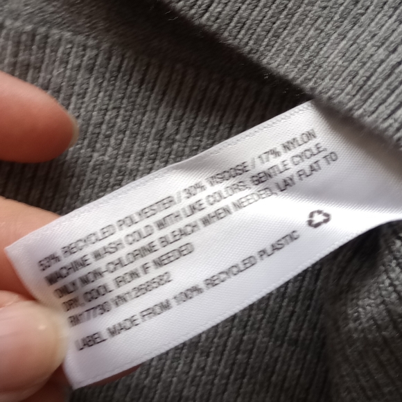 A New Day▪️Grey Lightweight V-Neck Sweater - Picture 6 of 6